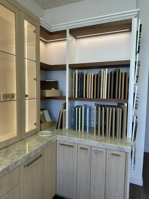 Cabinet door and finish samples